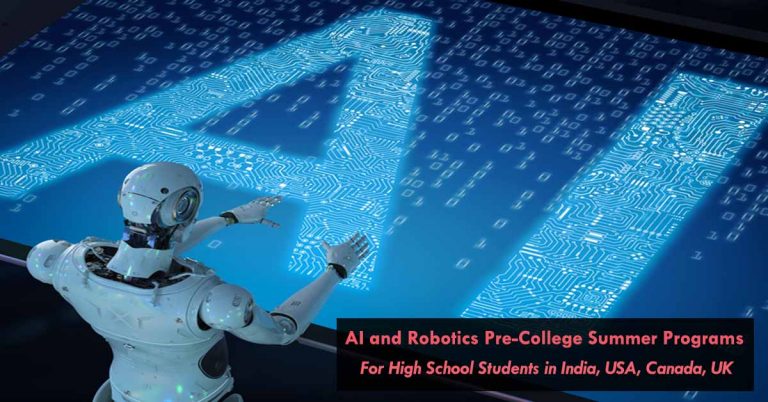 印度、美国、加拿大和英国高中生的人工智能和机器人暑期项目