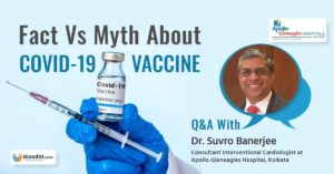 阿波罗博士Suvro Banerjee关于COVID19疫苗的事实与神话﻿