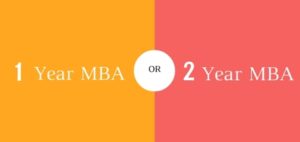 一年的MBA与两年的MBA