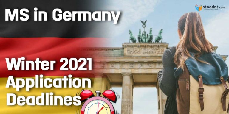 冬季2021年德国大师（MS）的申请截止日期