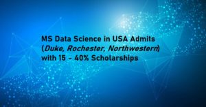 美国的MS数据科学承认40％的奖学金